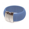 HIP HOP - Bracciale donna col. blu acciaio