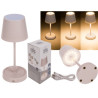 Lampada da tavolo rosa con LED