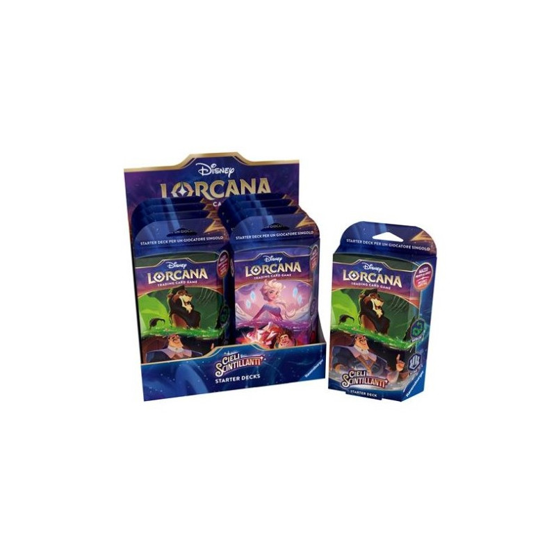 Disney Lorcana Cieli Scintillanti Starter Deck