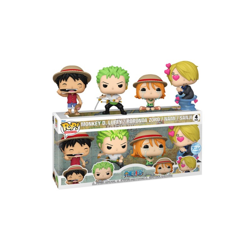 Funko POP! Luffytaro, Roronoa Zoro, Nami and Sanji