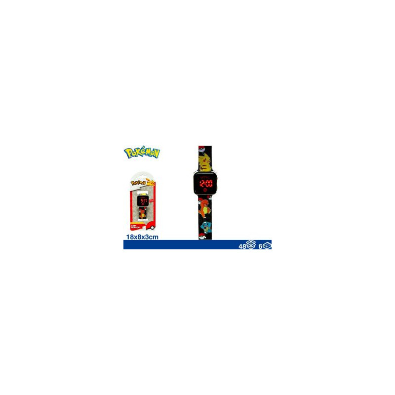 Pokemon Orologio LED
