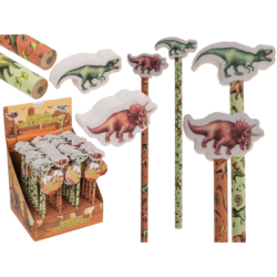 Matita con gomma Dinosauro
