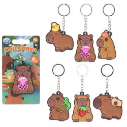 Capybara 2D PVC Portachiavi