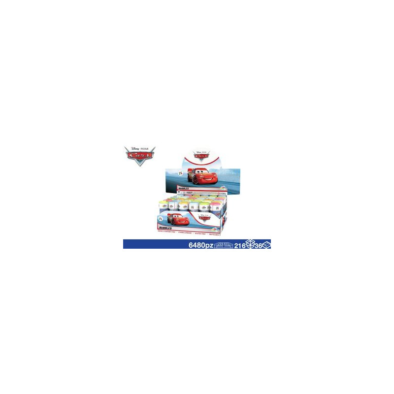 BOLLE DI SAPONE CARS 3