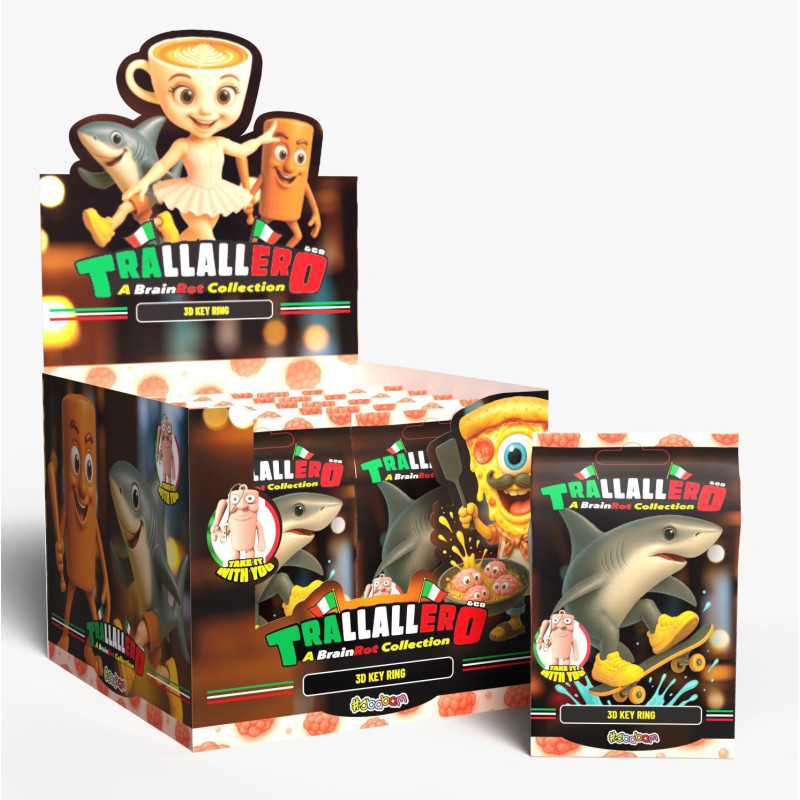 BUSTINE 3D KEY RING TRALLALERO A BRAINROT