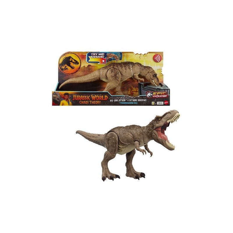 JURASSIC WORLD T Rex Attacco Selvaggio