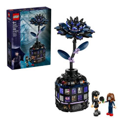 WEDNESDAY Fiore di dalia nero