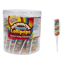 SPIRAL RAINBOW CANDY LOLLY