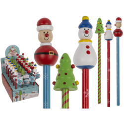 Matita in legno Natale
