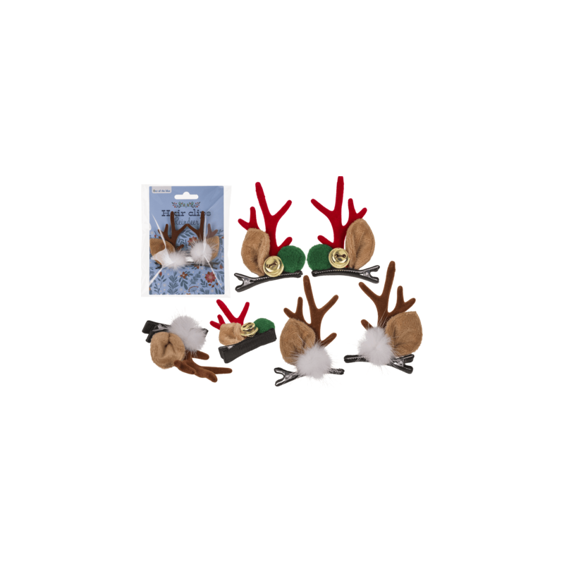 Fermagli per capelli renna