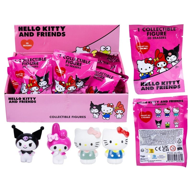 Hello Kitty and Friends 3D Erasers
