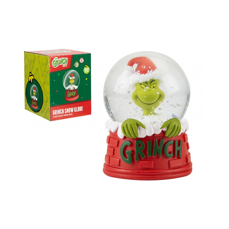 GRINCH RESIN SNOW GLOBE