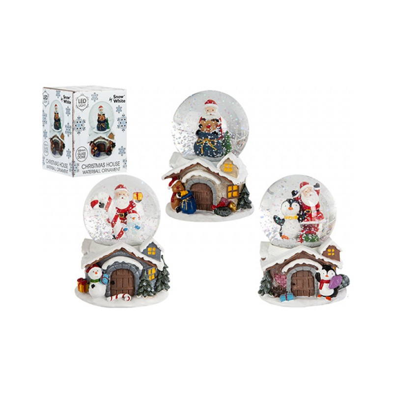 LED CHRISTMAS HOUSE WATERBALLS