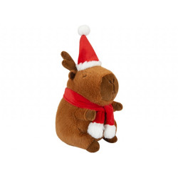 CAPYBARA WITH CHRISTMAS HAT
