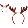 RED SEQUIN ANTLERS HEADBAND