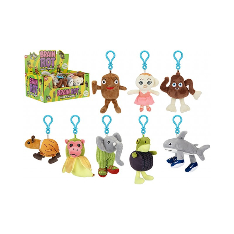 BRAIN ROT PLUSH CLIP