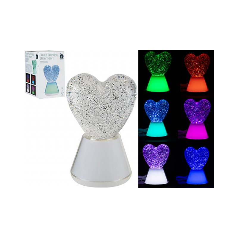 RGB GLITTER HEART