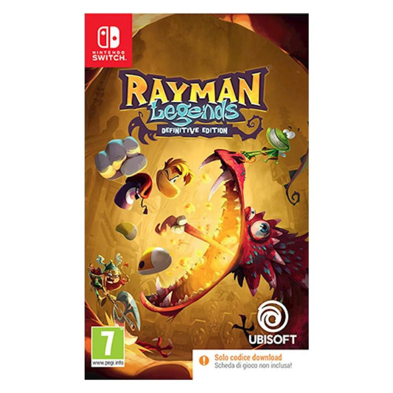 SWITCH Rayman Legends Definitive Edition Code in Box