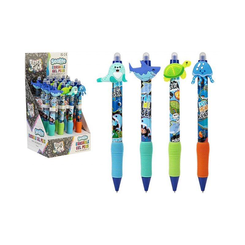 SEA LIFE RETRACTABLE  ERASABLE GEL PEN