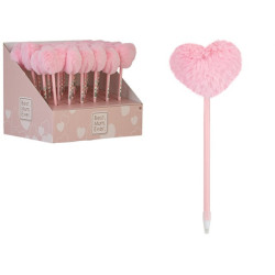 PENNA PINK HEART POM POM