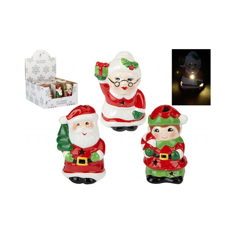 Ornamento Xmas in Ceramica