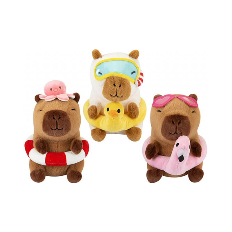 Capybara swirming mix