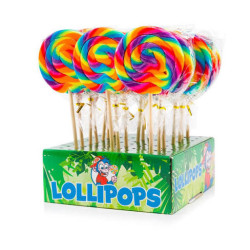 Lecca Lolly Spiral Rainbow