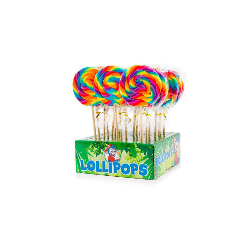 Lecca Lolly Spiral Rainbow